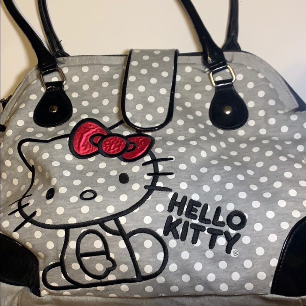 Vintage hello kitty polka dot purse